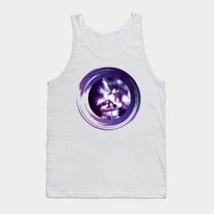 Surreal purple ballerina Tank Top